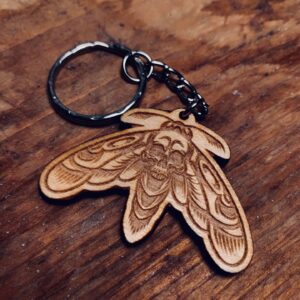 Death Moth Keyring